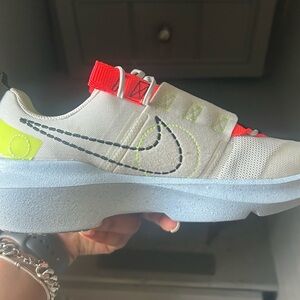 Nike Kids' White and Neon Sneakers